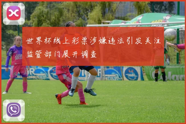世界杯线上彩票涉嫌违法引发关注监管部门展开调查